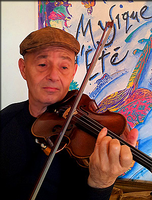 Jacques Gay jouant le violon de Francesco GOBETTI de 1714